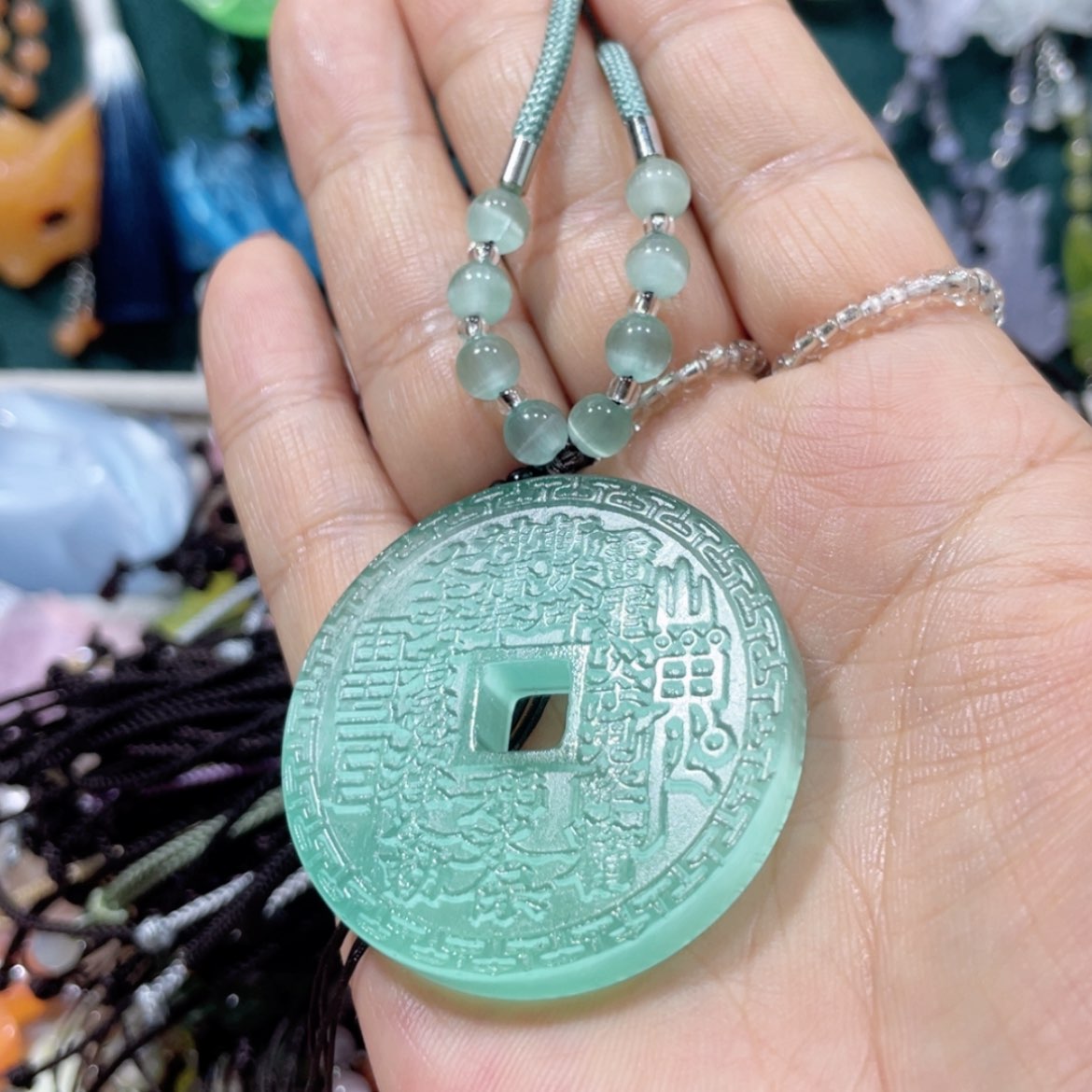 【闪购商品】未镶嵌岫玉颈饰74多色可选猫眼