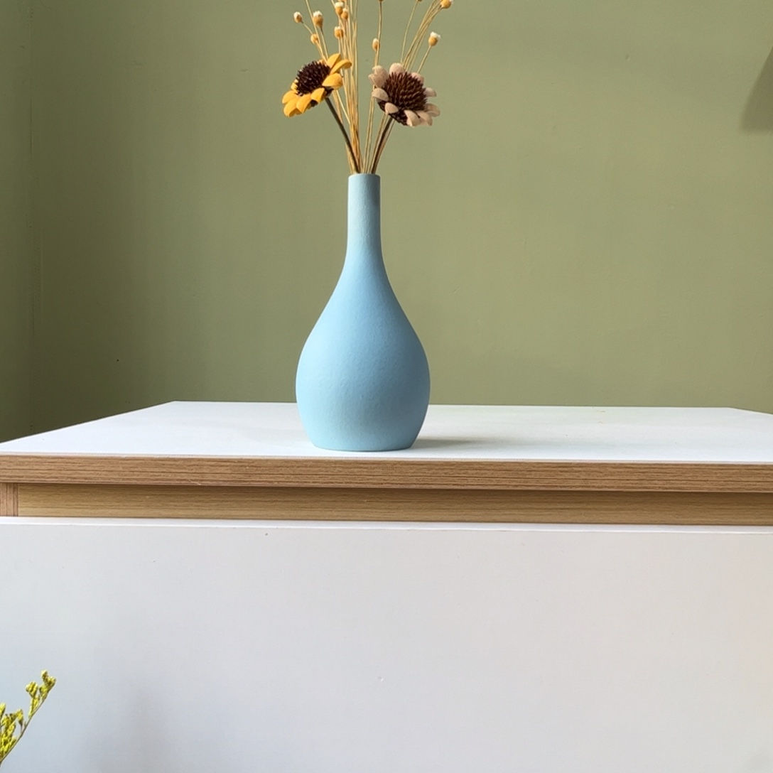 陶瓷花瓶陶瓷花瓶带花高度20-30厘米左右