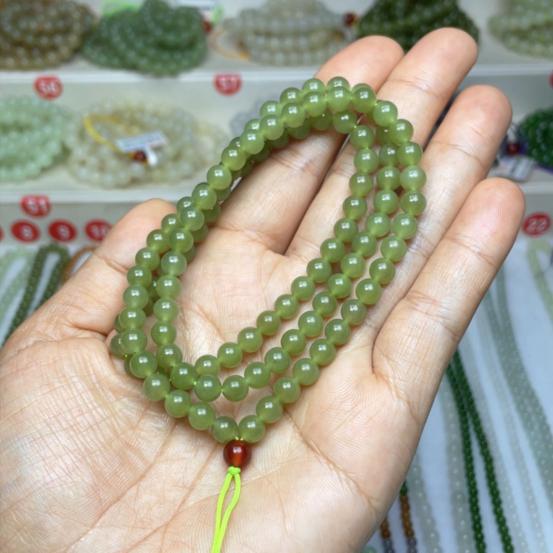 和田玉颈饰未镶嵌芳*6mm