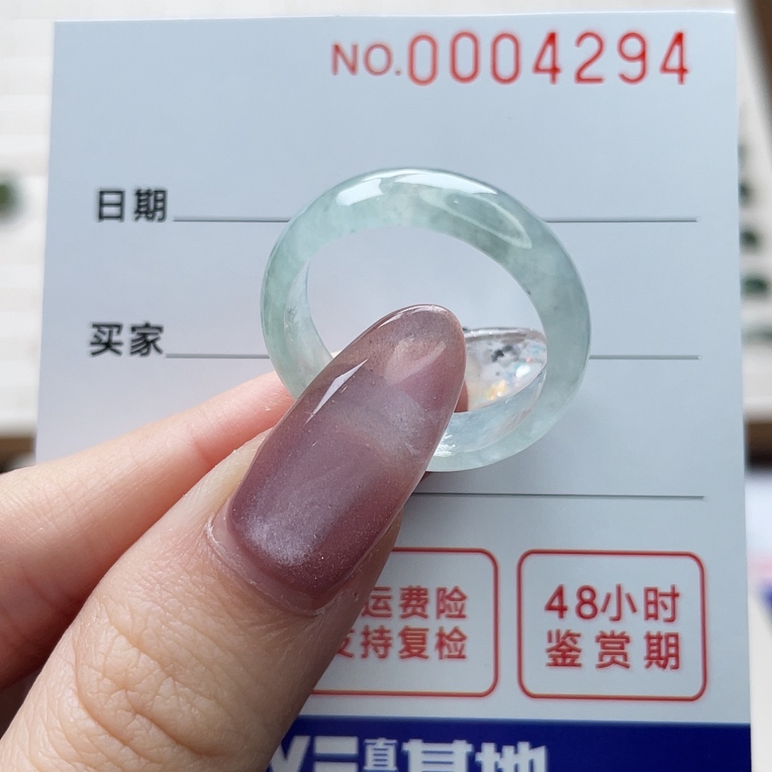 未镶嵌戒指翡翠没*气翡翠戒圈20港