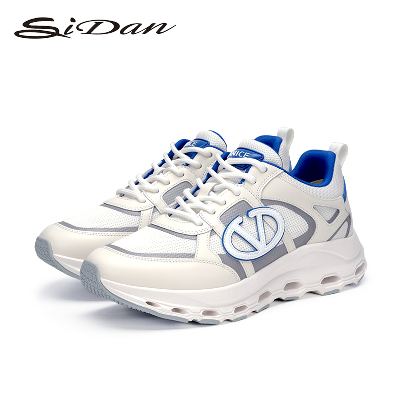 意大利Sidan/斯丹VANICE秋冬系列轻奢时尚透气运动网面休闲男鞋