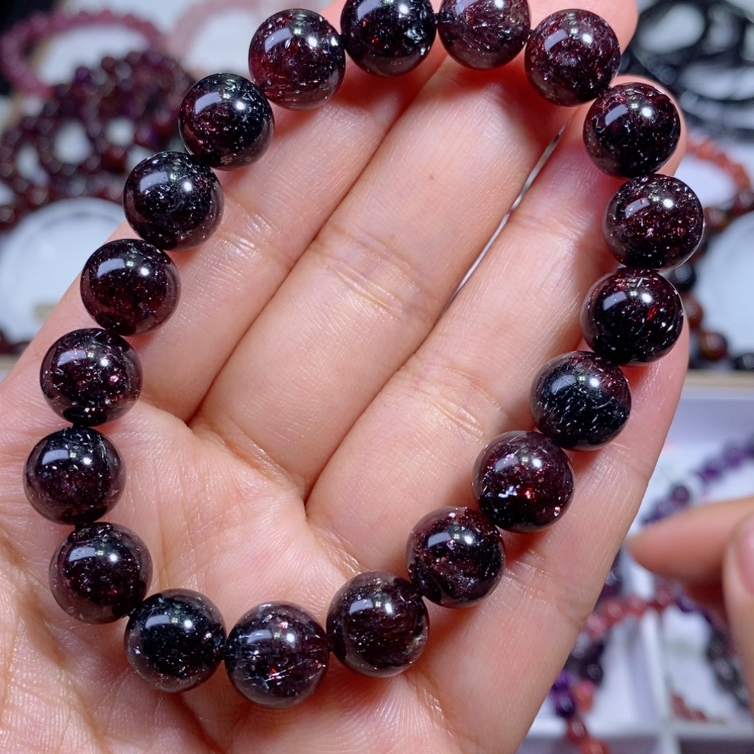 水晶手链未镶嵌黑加仑