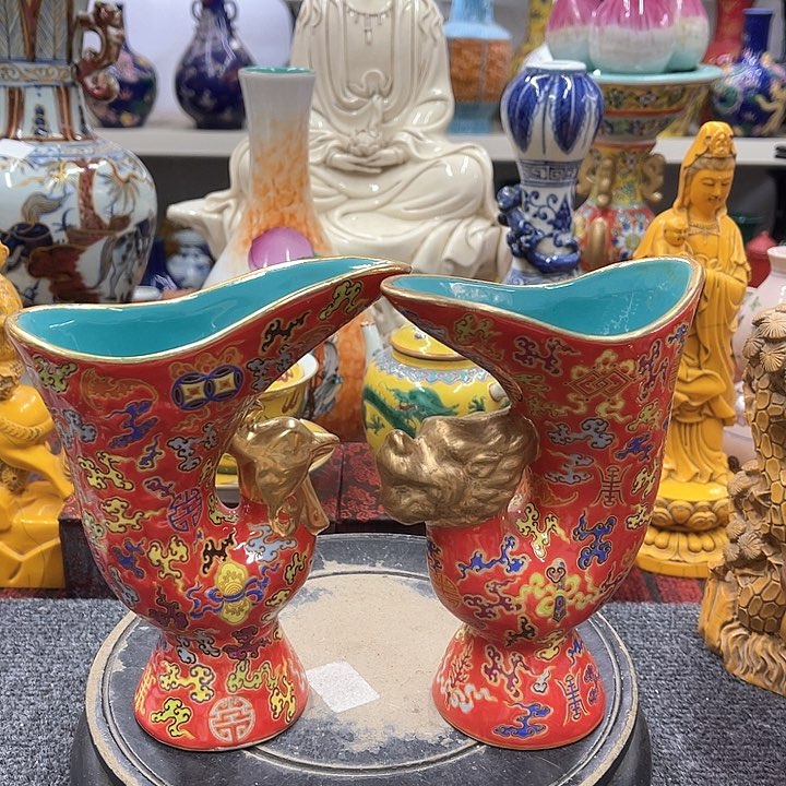 瓷片瓷器摆件摆件摆件