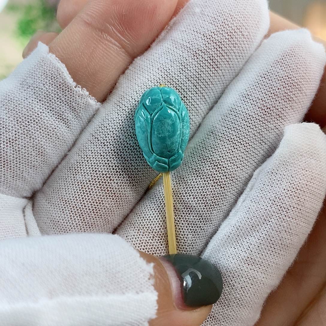 绿松石珠宝奇石未镶嵌