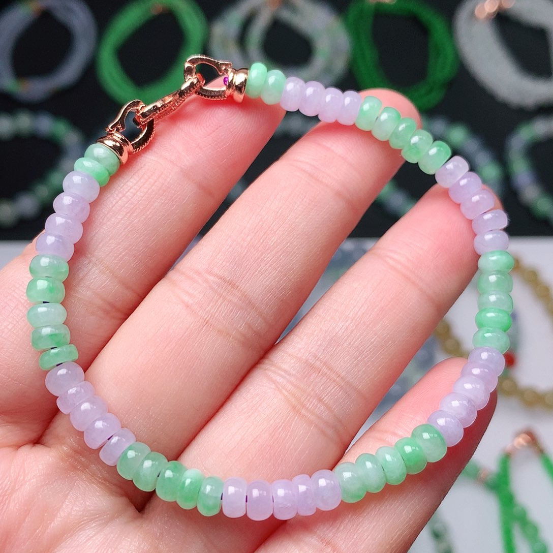 翡翠手链未镶嵌翡翠