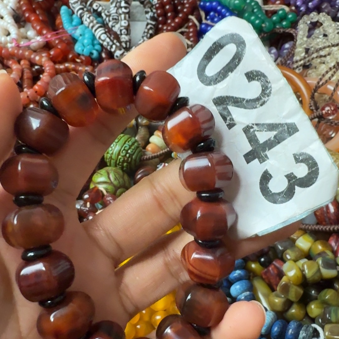 玛瑙/玉髓未镶嵌手链