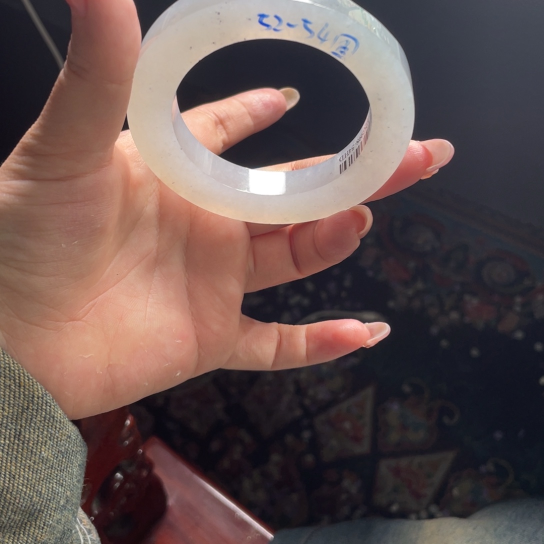 爱***二定制翡翠未镶嵌圆条