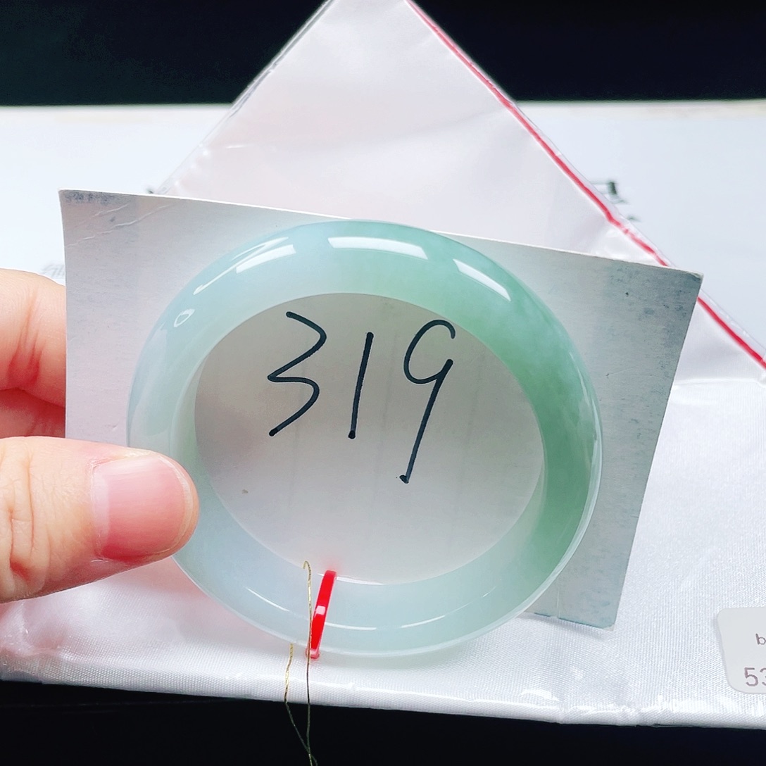 未镶嵌手镯翡翠53圈口