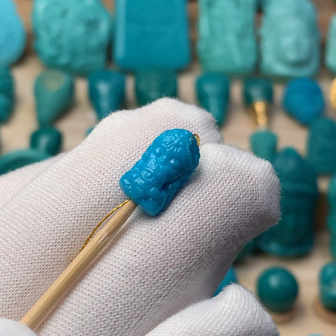 绿松石珠宝奇石未镶嵌