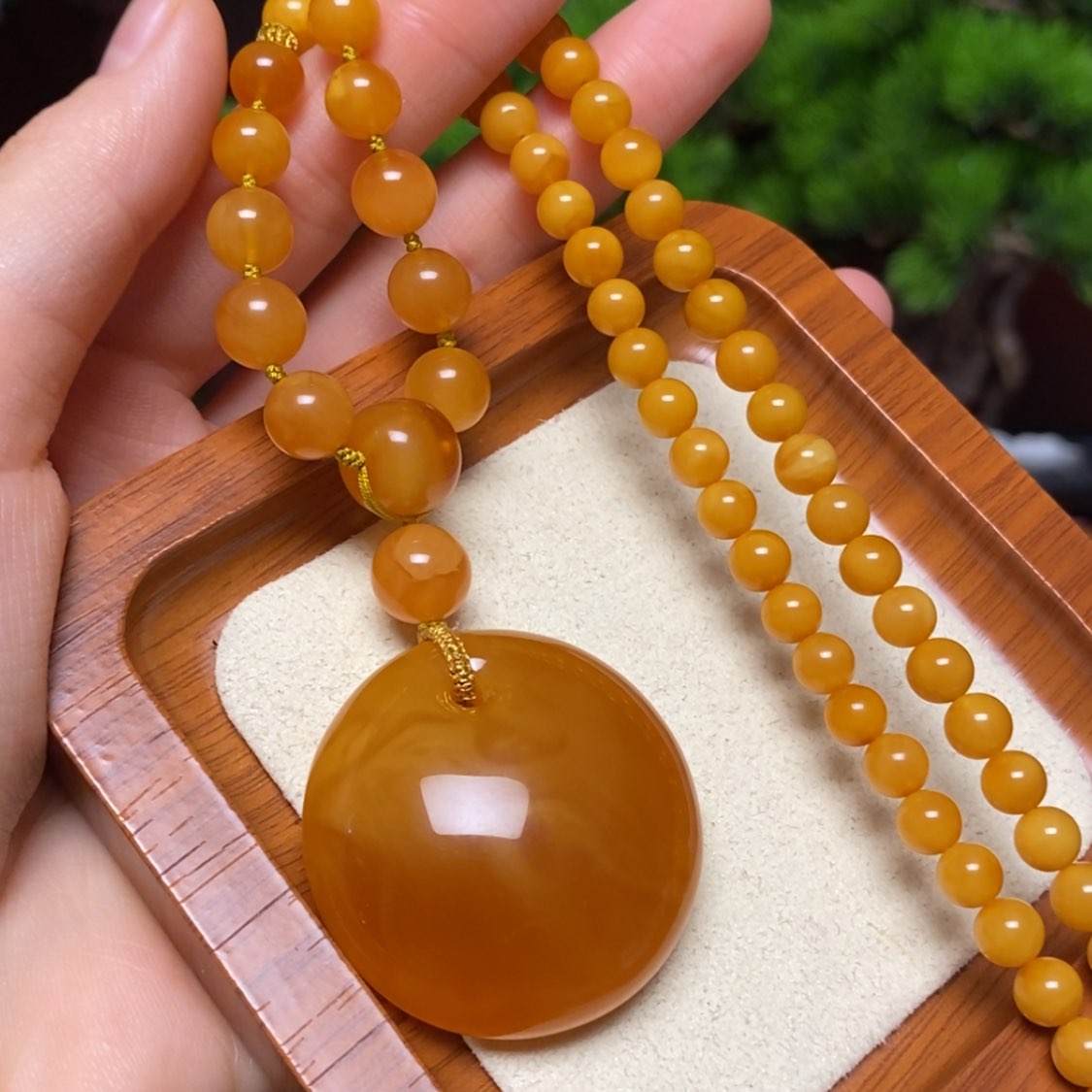 【闪购商品】蜜蜡颈饰未镶嵌项链
