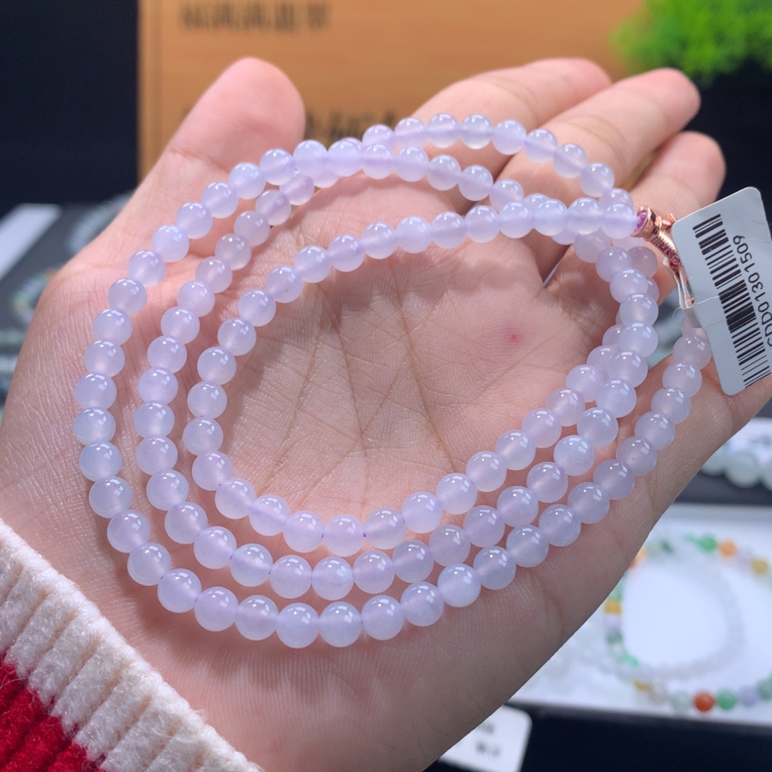 翡翠未镶嵌手链卡5