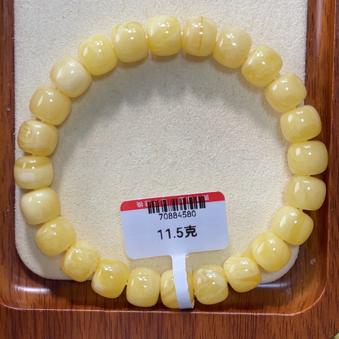 蜜蜡手链未镶嵌蜜蜡