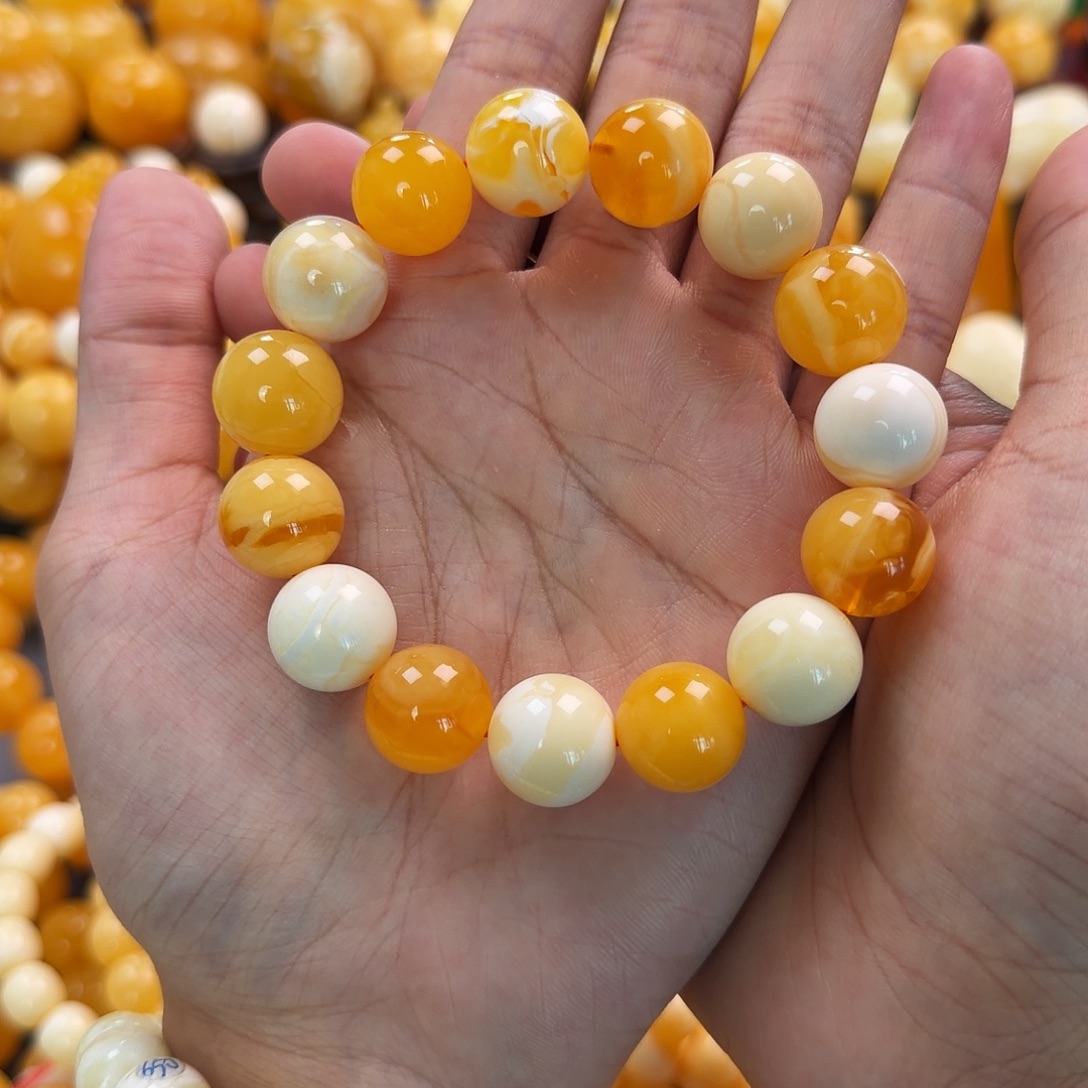 琥珀未镶嵌珠宝奇石15mm