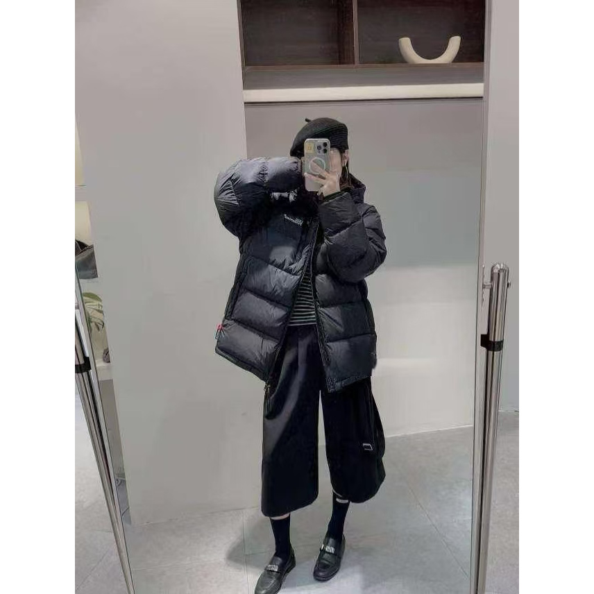 25冬款黑色字母羽绒服88063韩版儿童时尚潮流百搭休闲个性舒适