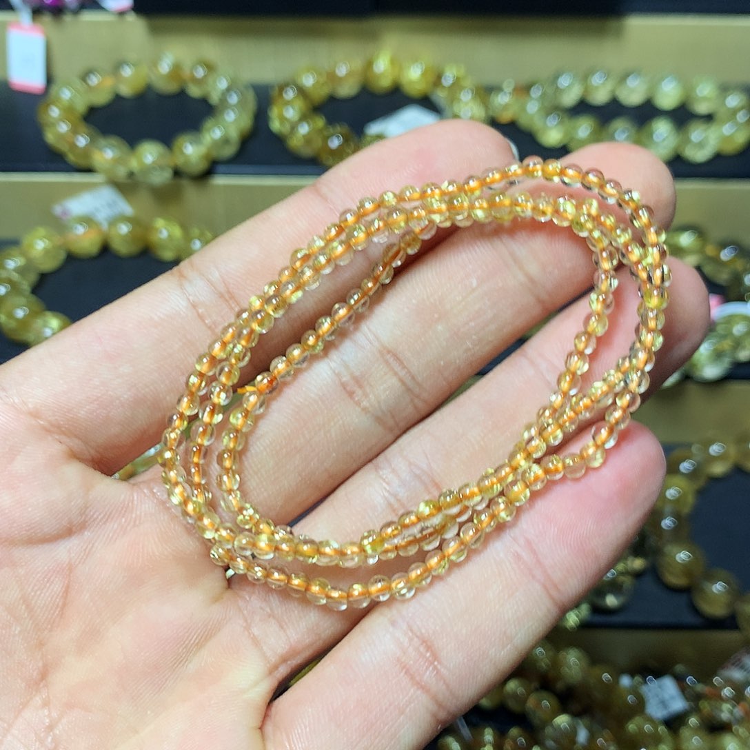 水晶手链未镶嵌金发晶3