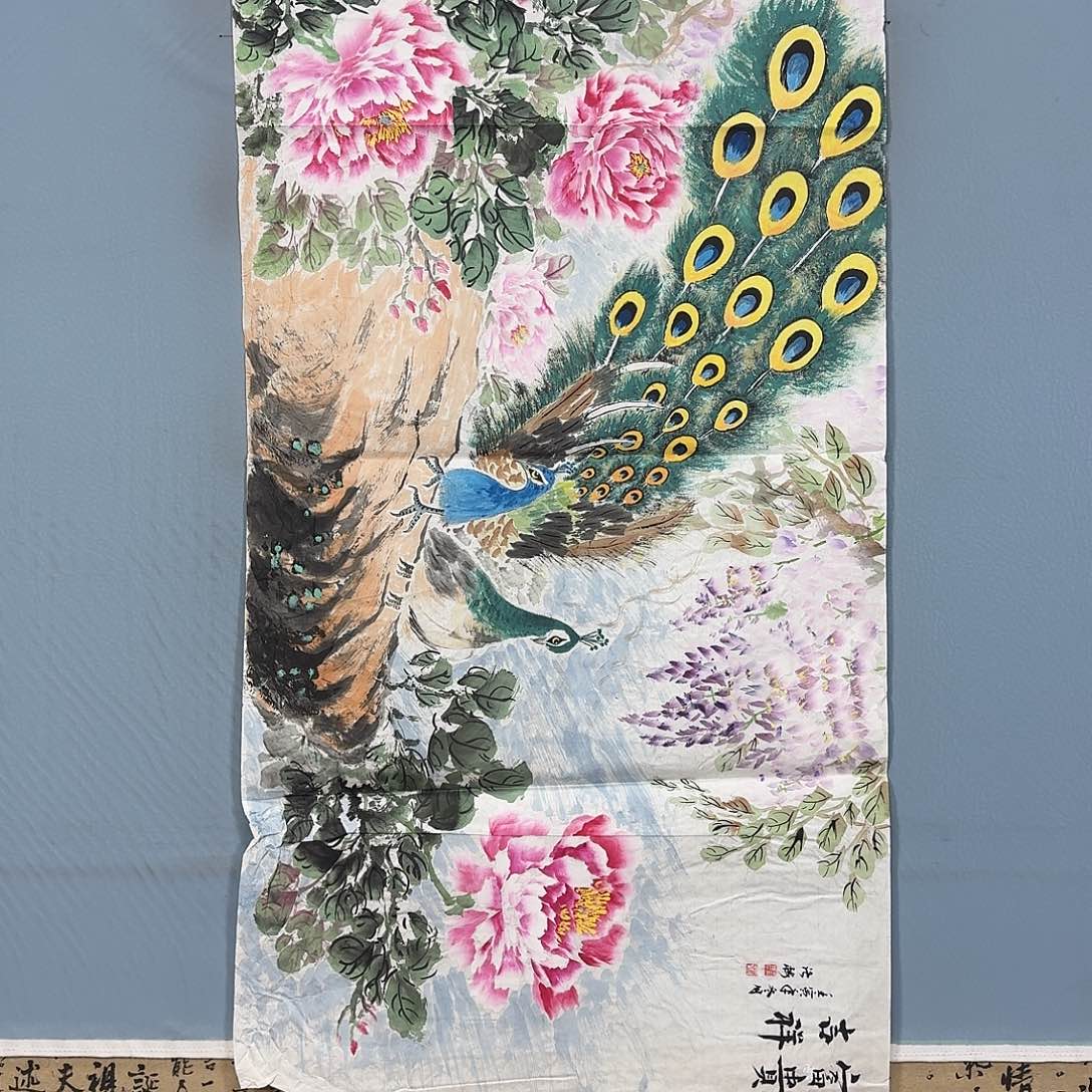 国画1356 牡丹花的味道