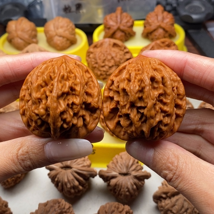 吊坠文玩核桃虎头43