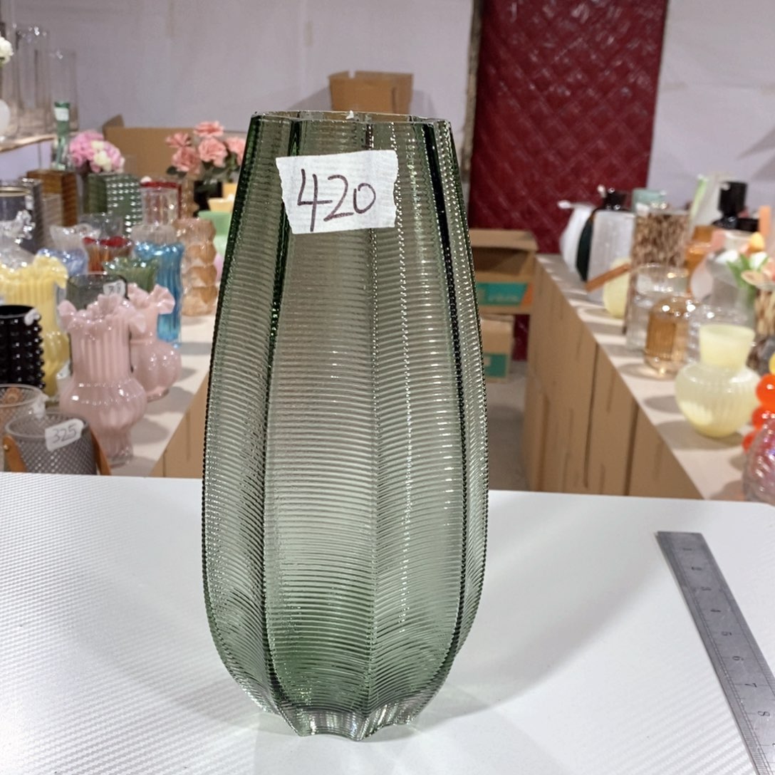 玻璃420高28口7玻璃花瓶嘎嘎好看玻璃花瓶