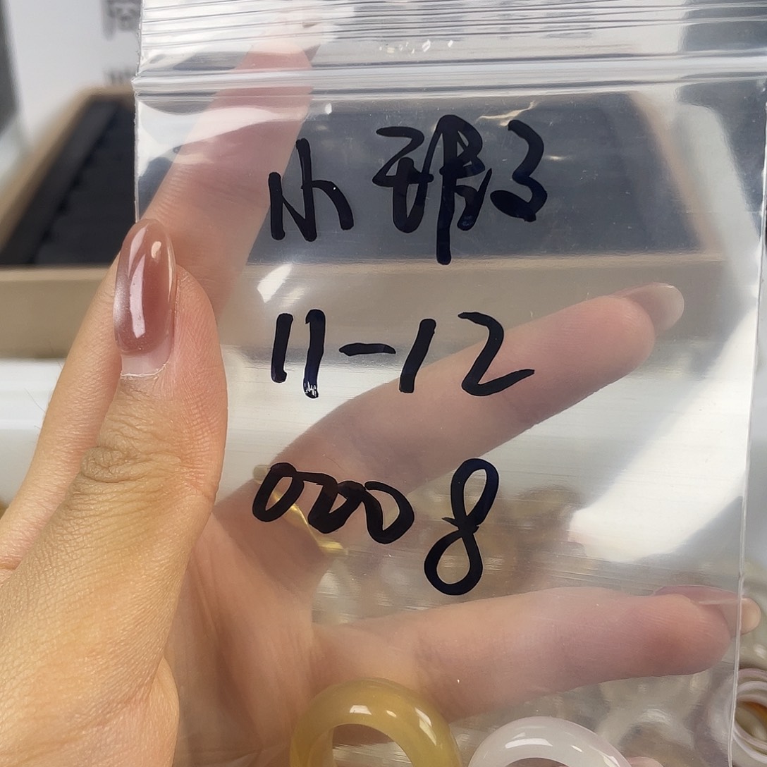 玛瑙/玉髓戒指合金0008