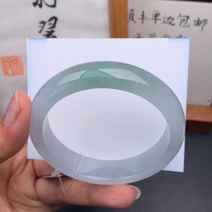 翡翠手镯未镶嵌翡翠手镯58圈口