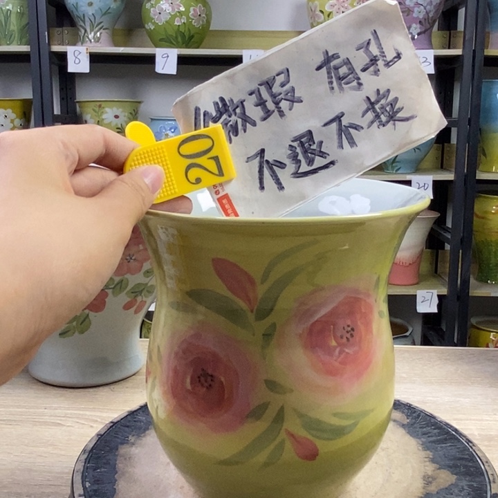 景德镇高温陶瓷花盆