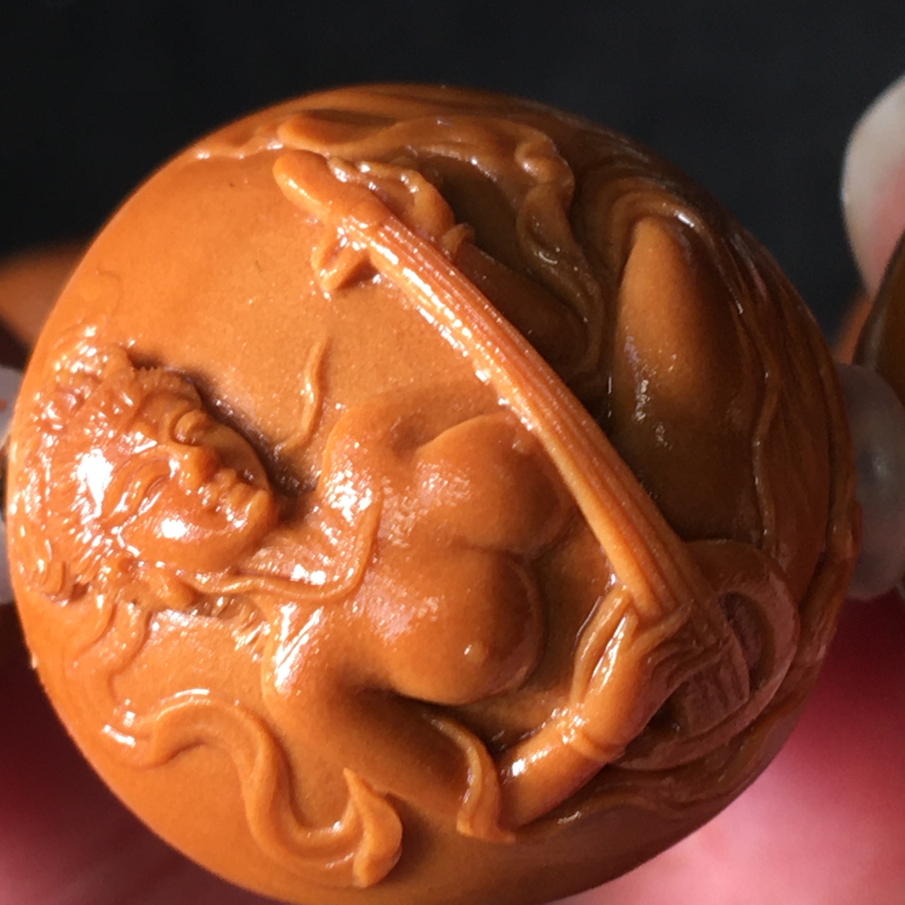 王晓明核雕艺术敦煌飞天精品手串