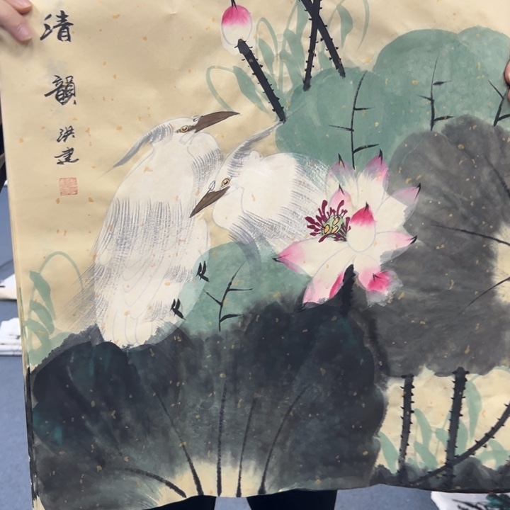 国画纯手绘字画国画宣纸