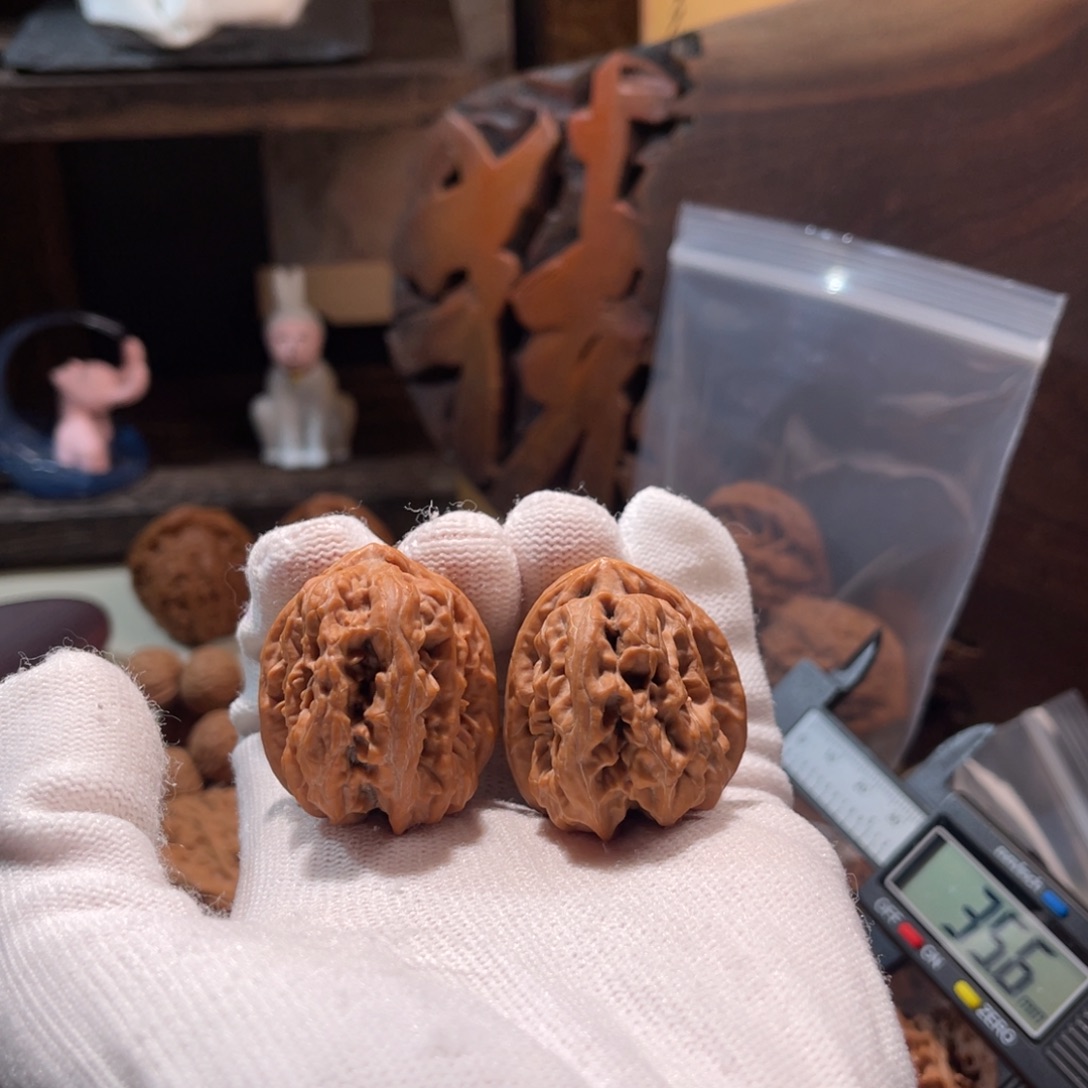 D***C把件文玩核桃39马蹄有修色差