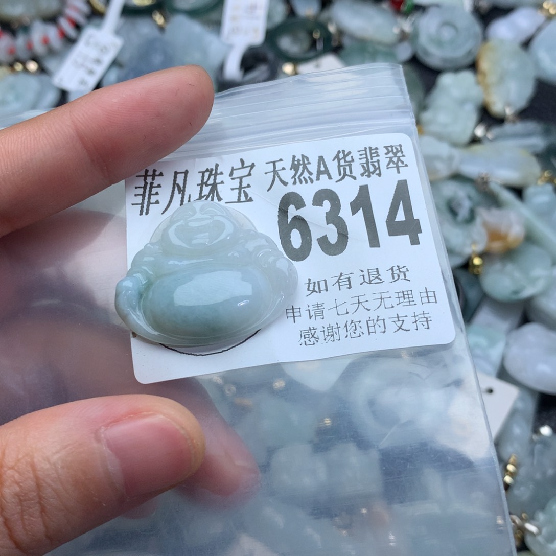 翡翠颈饰未镶嵌6314。