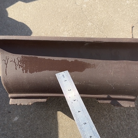 紫砂宜兴紫砂花盆40素面马槽