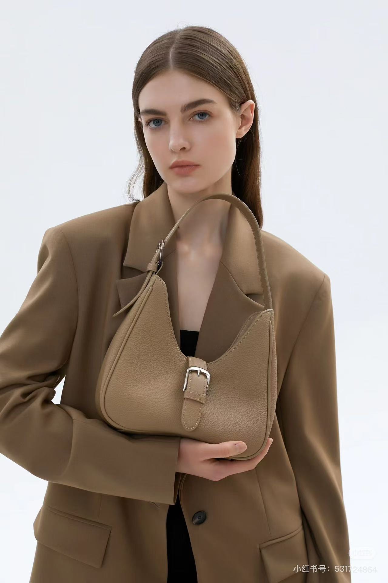 A【01-99】按编号去拍 轻奢小众时尚大象灰百搭手提斜挎女包555