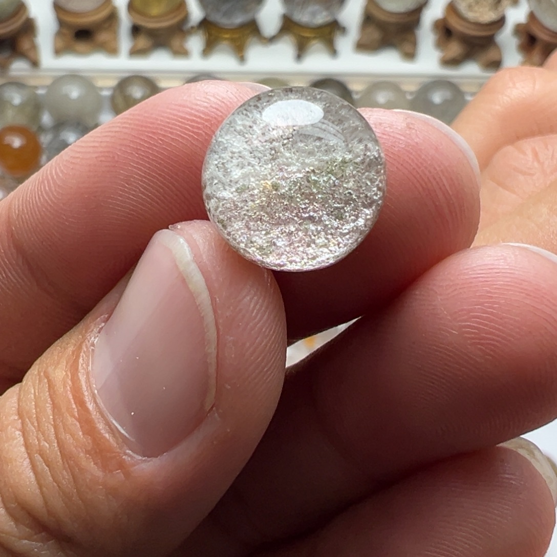 未镶嵌珠宝半成品水晶幽灵球