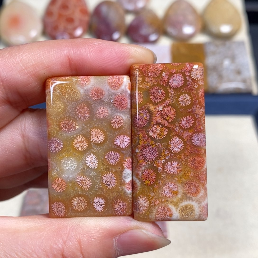 硅化玉未镶嵌吊坠