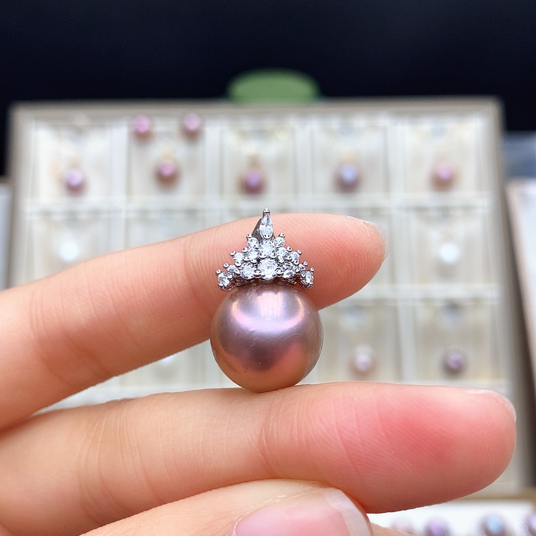 淡水珍珠吊坠(赠链)合金