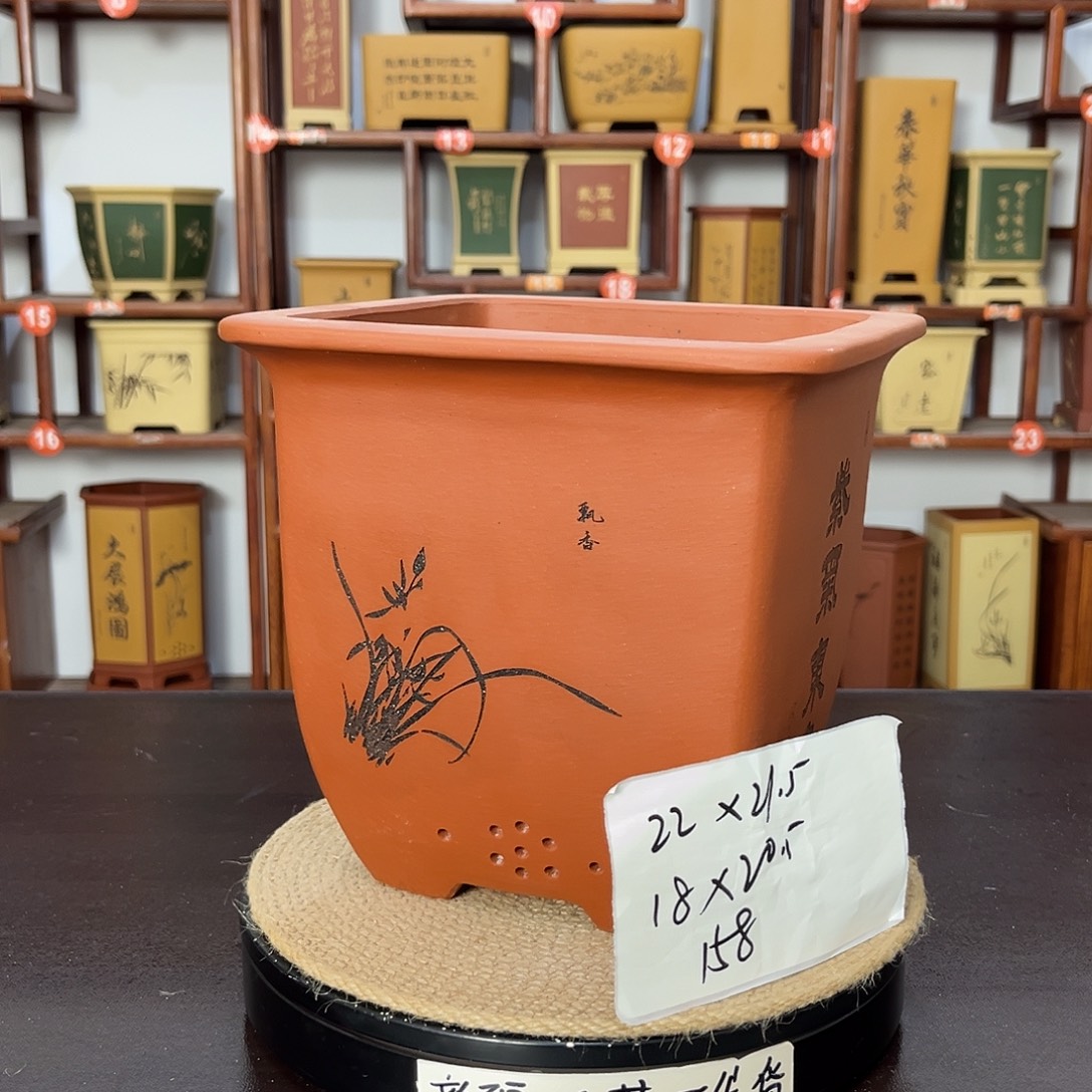 紫砂花盆紫砂花盆