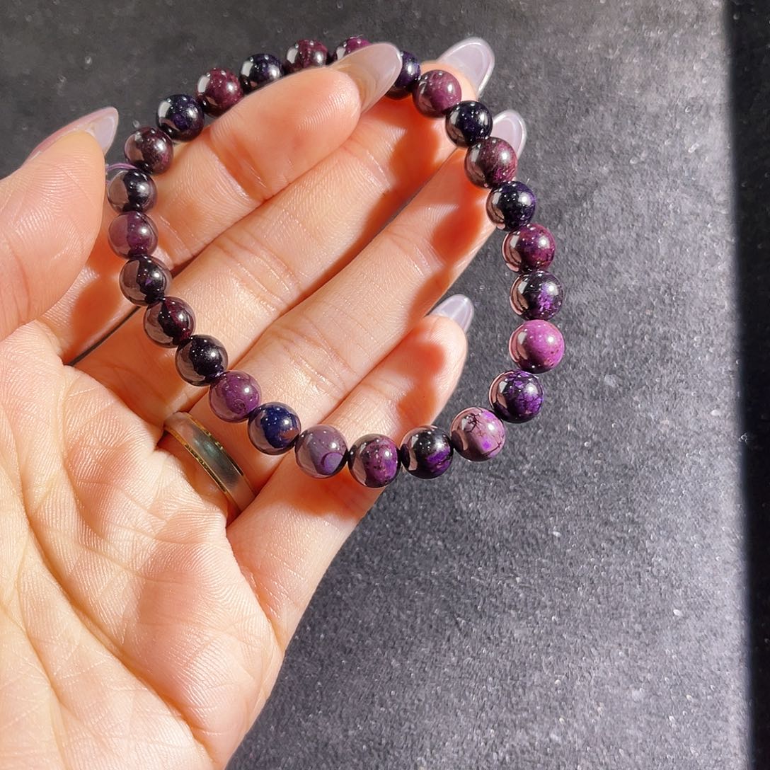 苏纪石（舒俱来）未镶嵌南非老矿料手串