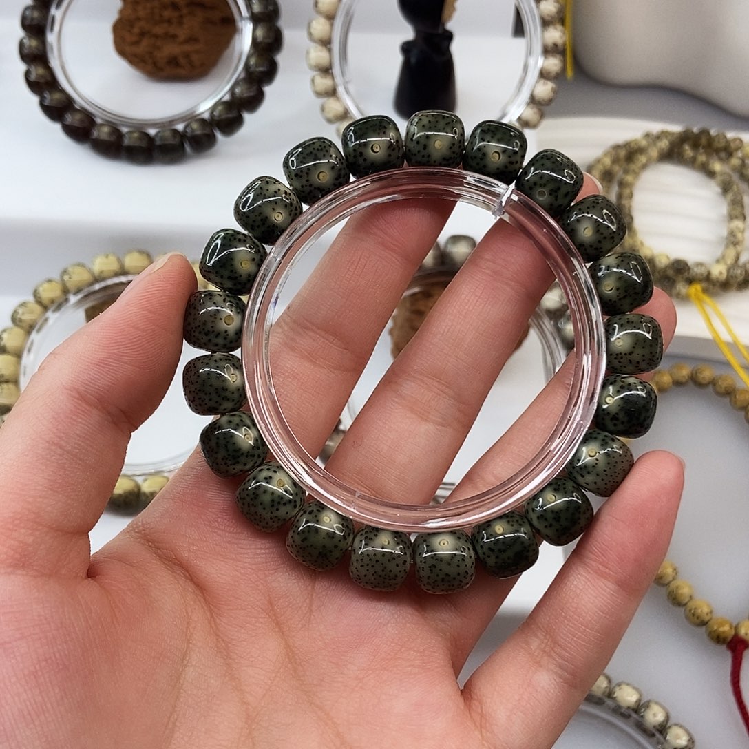 手串星月菩提卡11帝绿满绿小细星m7