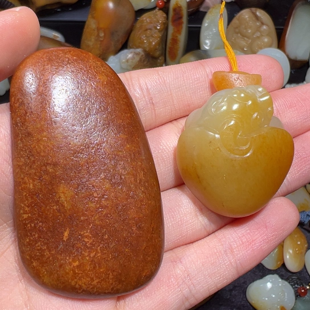 和田玉把件未镶嵌西*杭