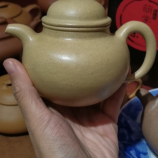 取***名紫砂茶壶掇球壶全手工