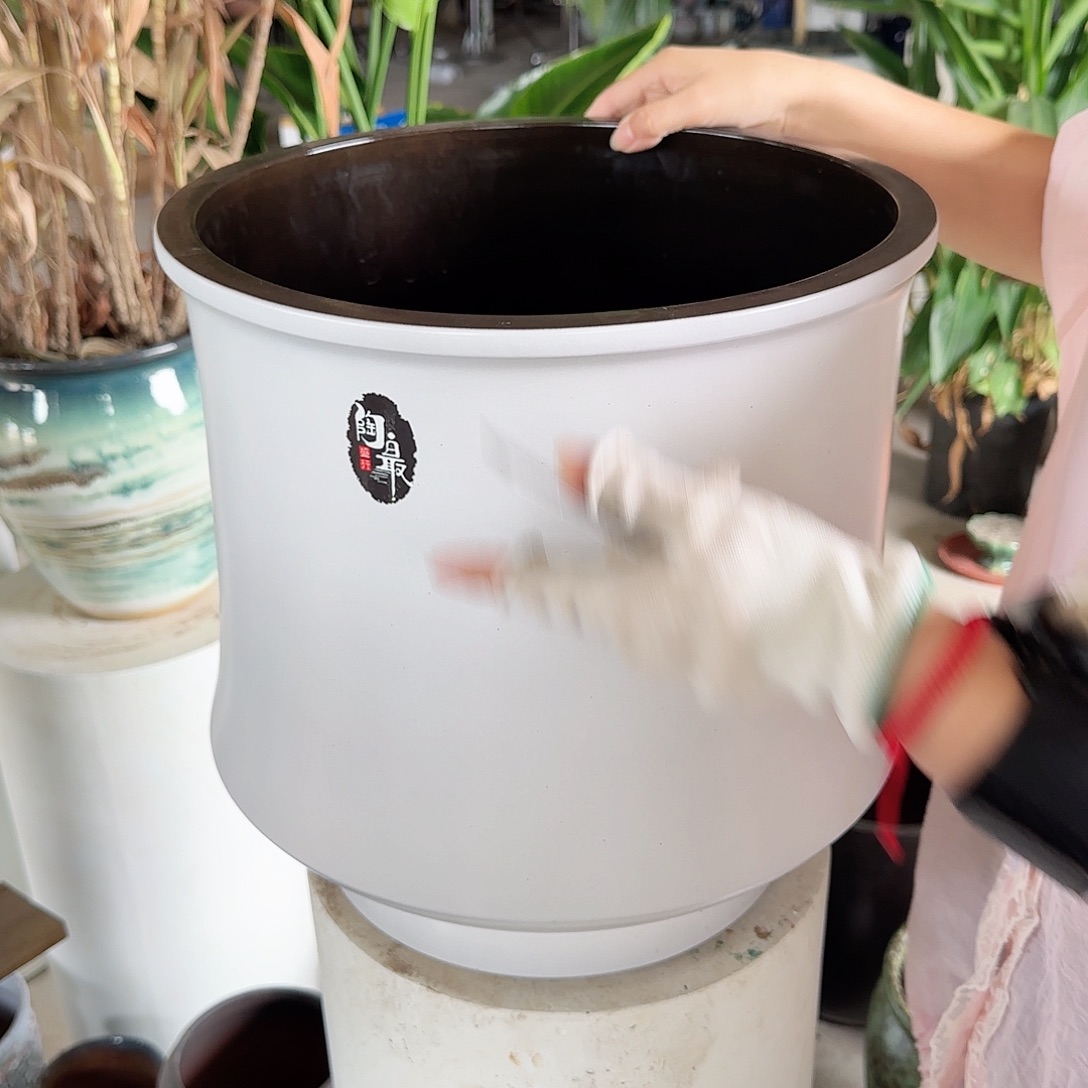 紫砂花盆王嫂花盆0921-198高38口37