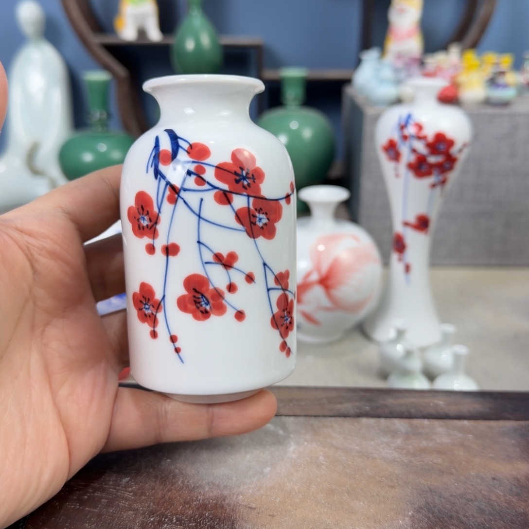陶瓷手工小花器摆件