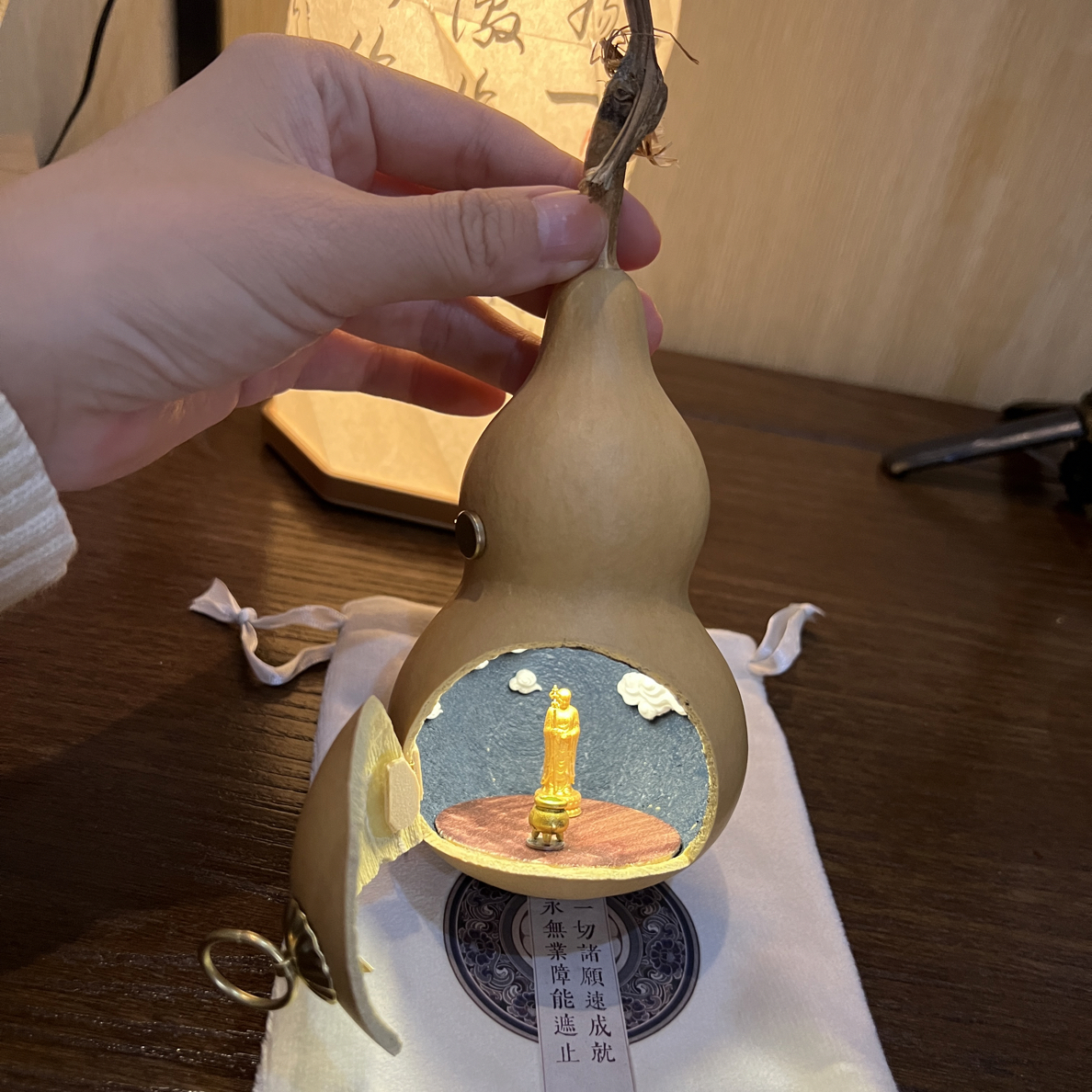 新中式葫芦工艺摆件卡片