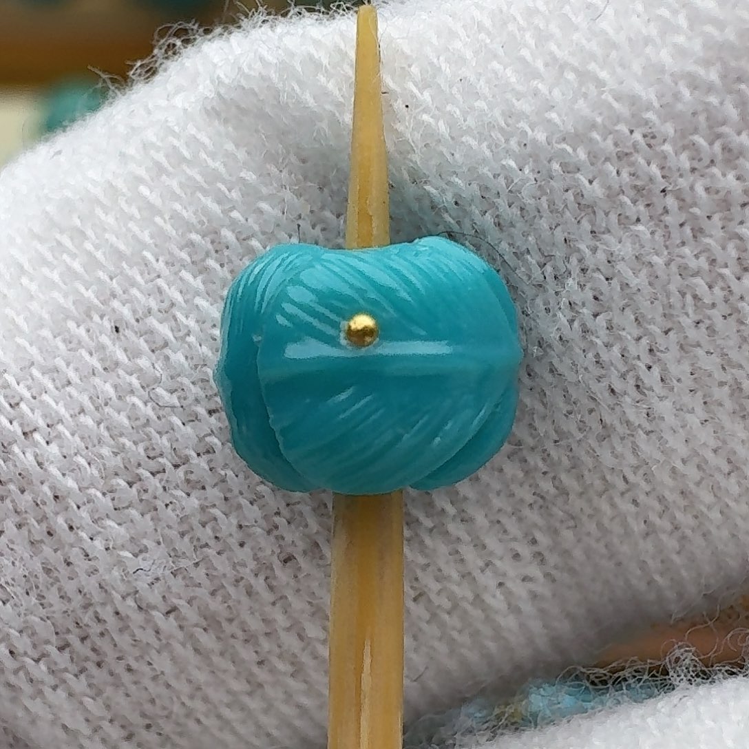 绿松石未镶嵌羽毛汉堡6.6