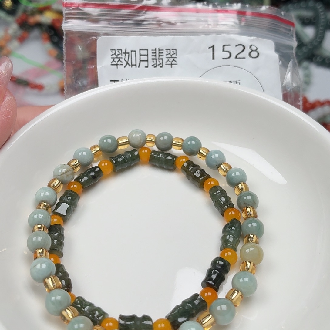 未镶嵌手链翡翠翡翠
