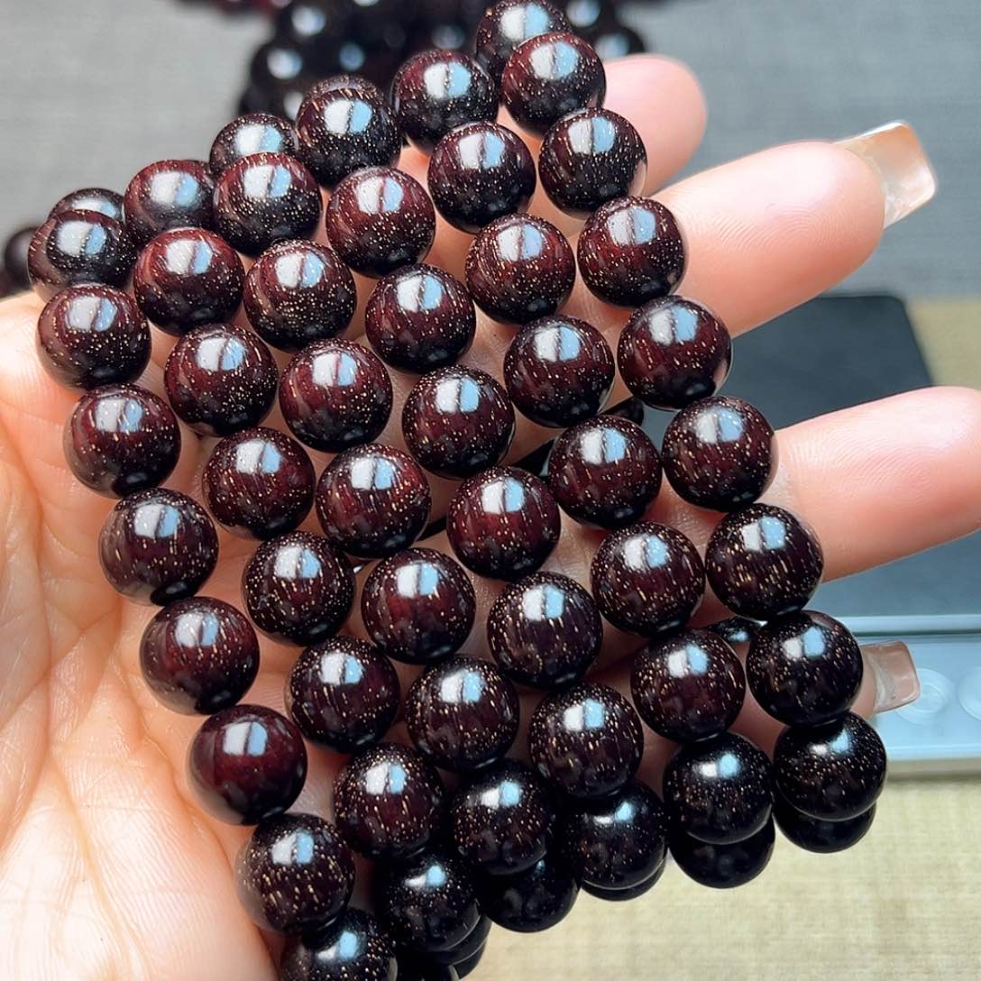 檀香紫檀（小叶紫檀）1.0 108颗 爆星