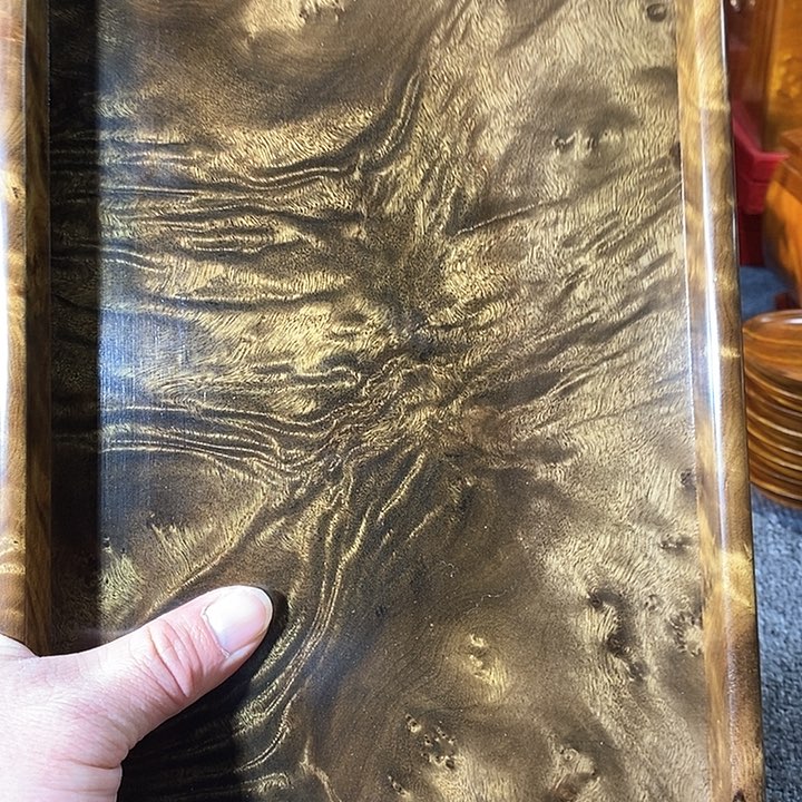 金丝楠阴沉木盘子