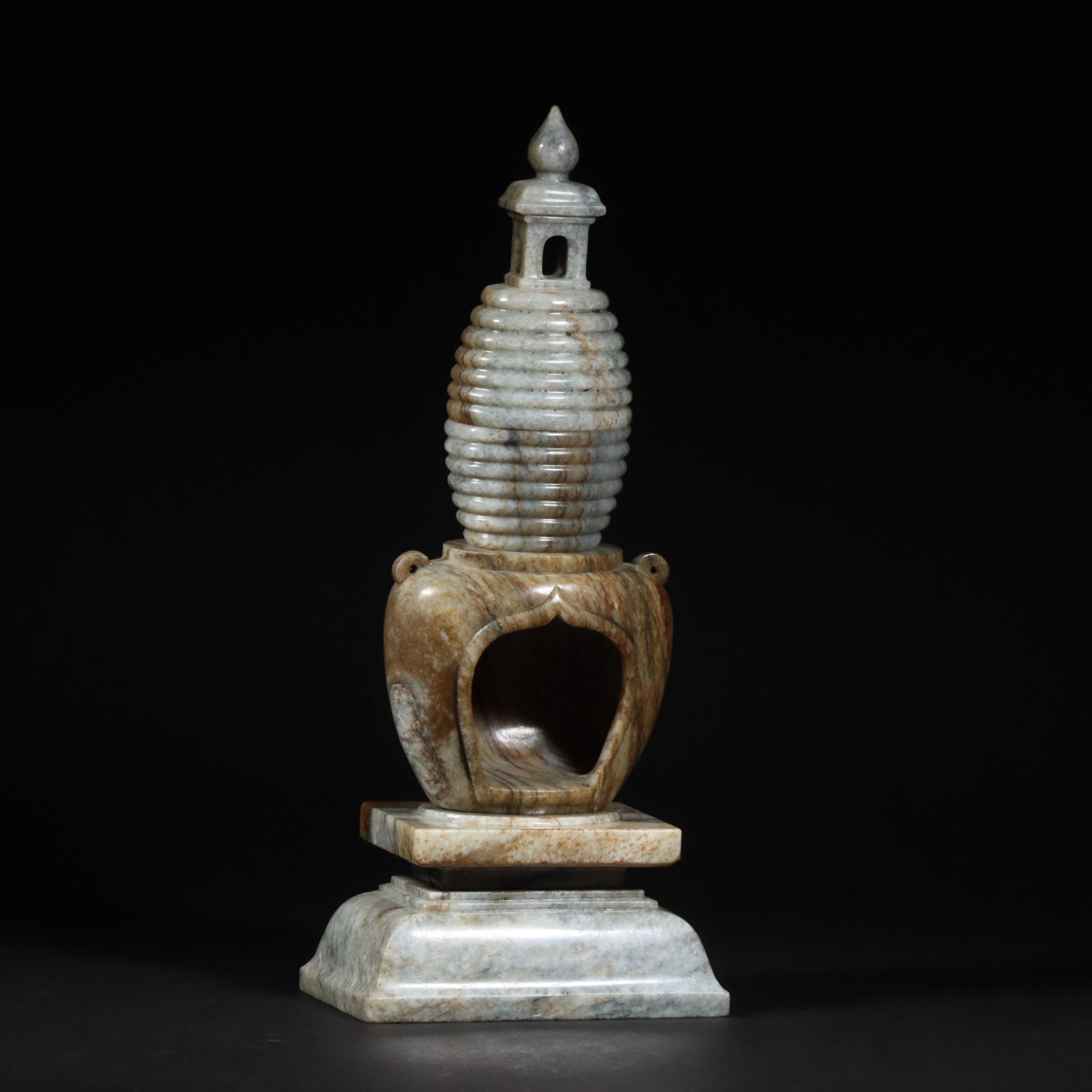 清和田玉佛塔五件套