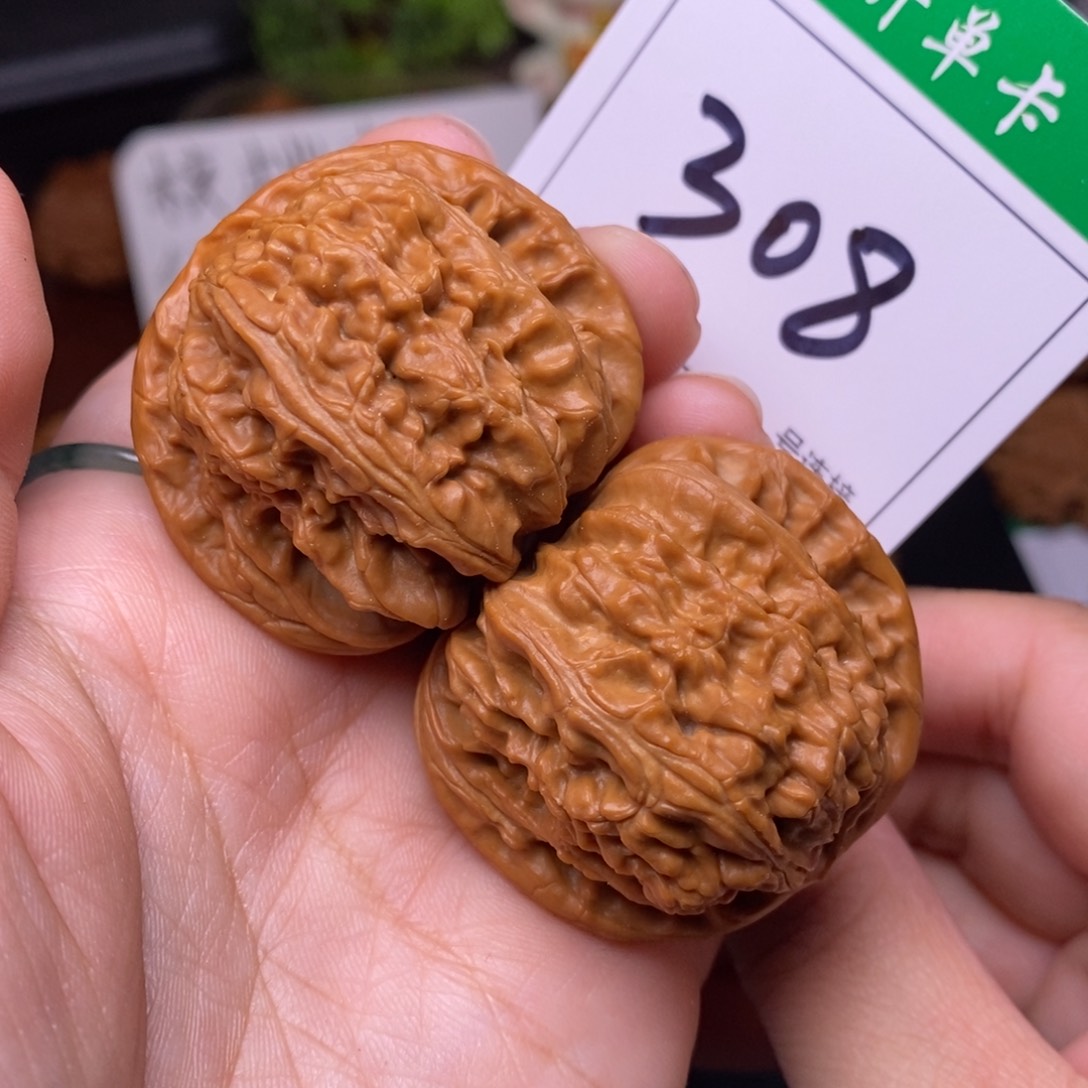 把件文玩核桃308白狮子4.2