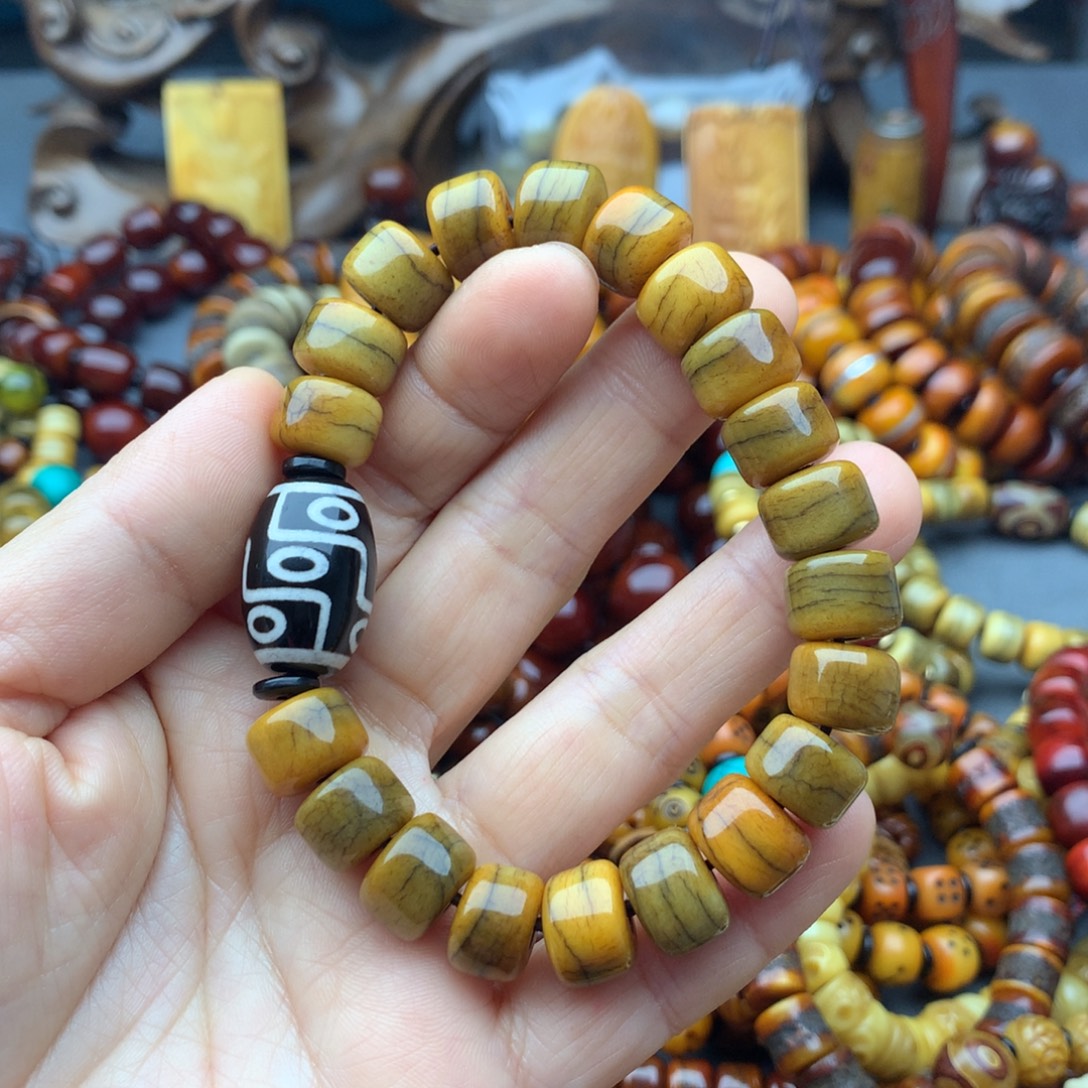 牛骨手串/手链牦牛骨手串