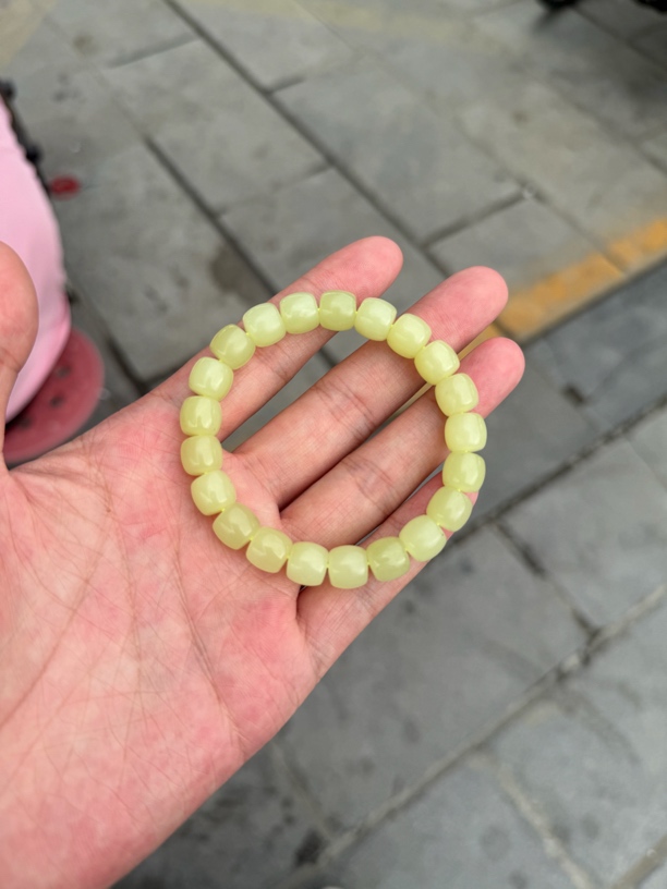 和田玉和田玉黄玉手串